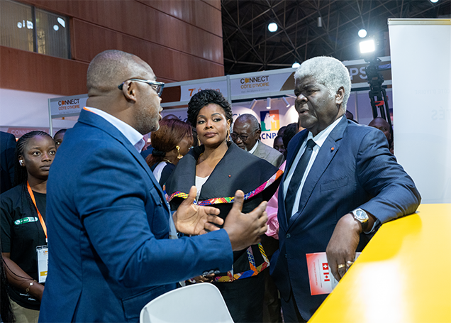 LE FER PRESENT A LA ​7ᵉ ÉDITION DU SALON CONNECT CÔTE D’IVOIRE