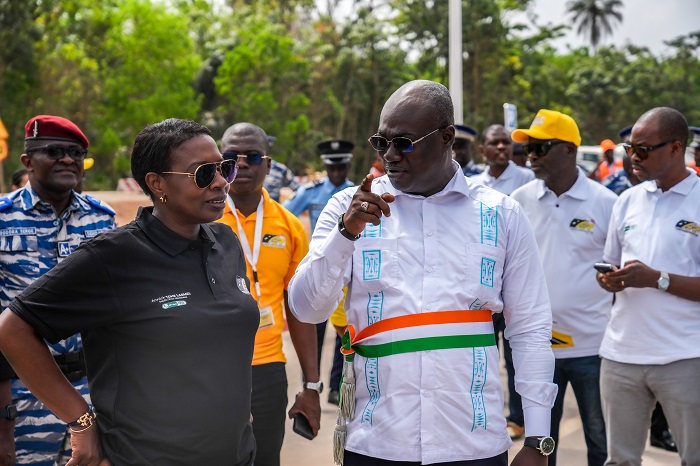 MISE EN SERVICE OFFICIELLE DU PÉAGE D'EBOUASSUE