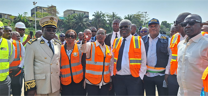 VISITE DES TRAVAUX DE CONSTRUCTION DE LA VOIE DE CONTOURNEMENT D'ABIDJAN (Y4) ET DU 4ÈME PONT