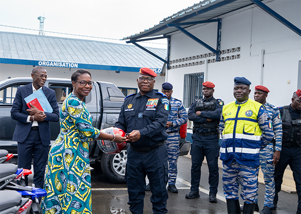 SÉCURITÉ ROUTIÈRE / REMISE D’ENGINS ROULANTS À LA GENDARMERIE PAR LE FER