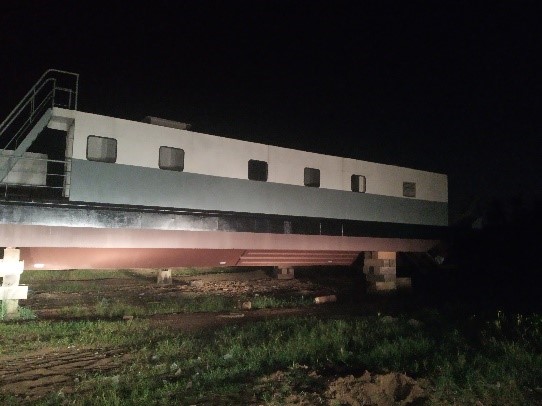 Travaux de réhabilitation du Bac de Jacqueville.